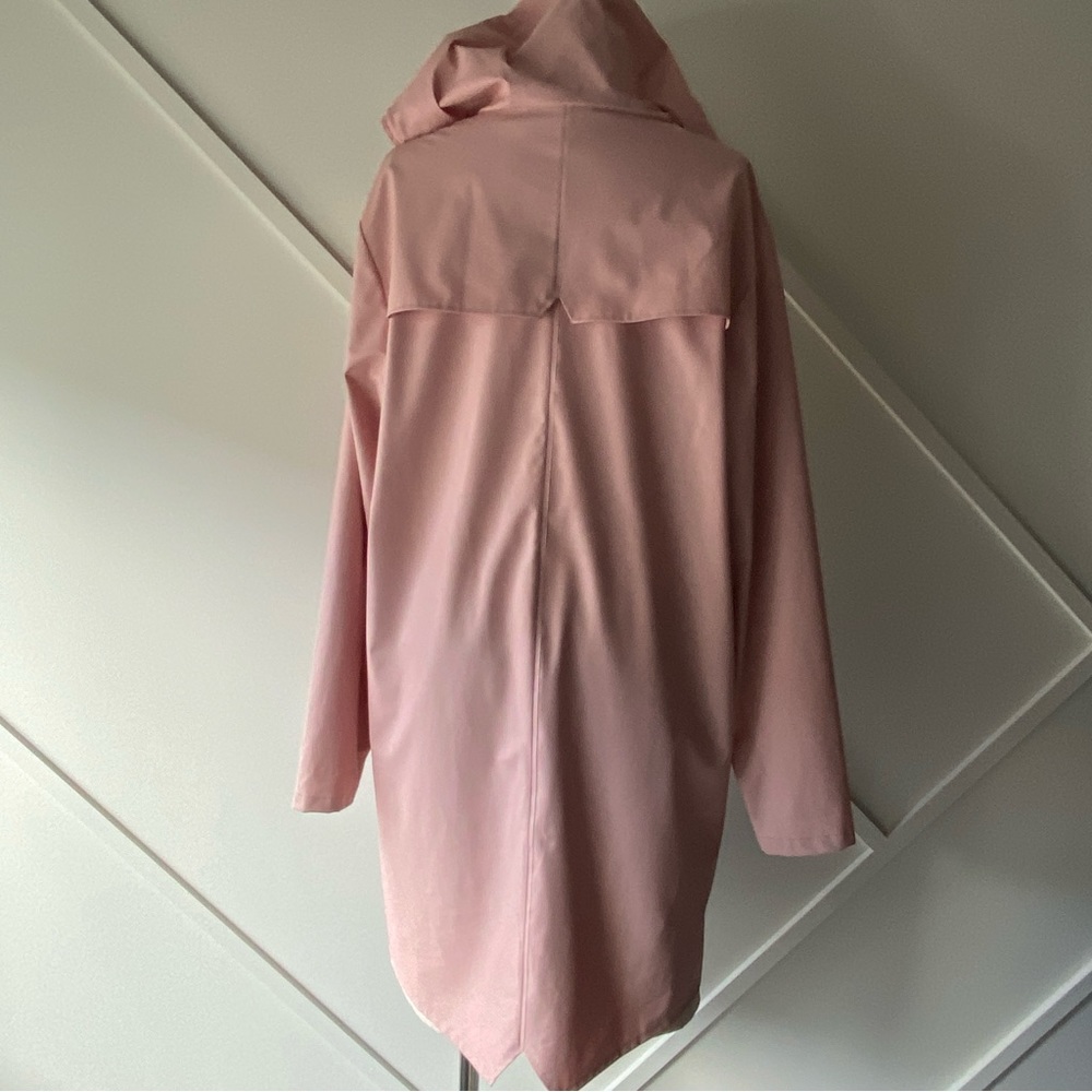 Rains Pink Utility Jacket - Picture 3 of 16